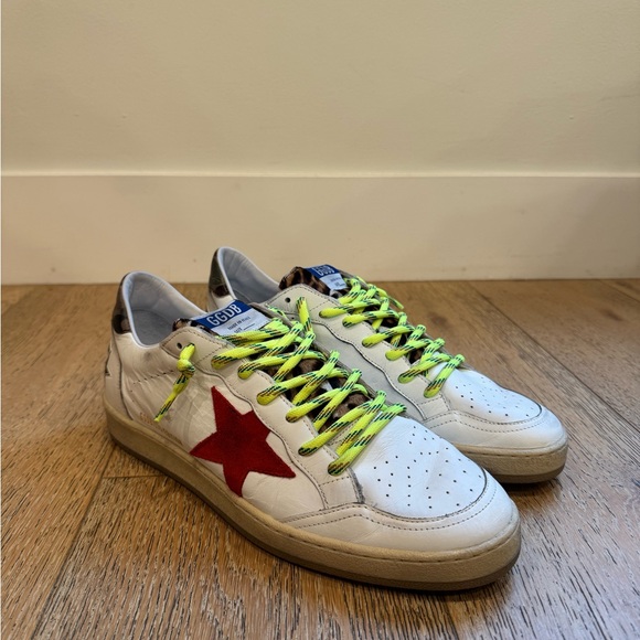 Golden Goose Other - Golden Goose White, Red, Leopard, and Camo Sneakers - Exclusive Rare Design